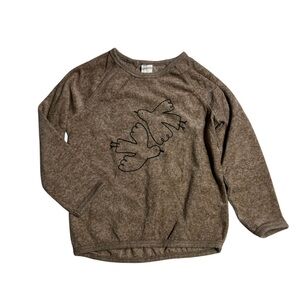 H&M Brown Kids Sweatshirt with‎ Bird Design